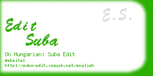 edit suba business card